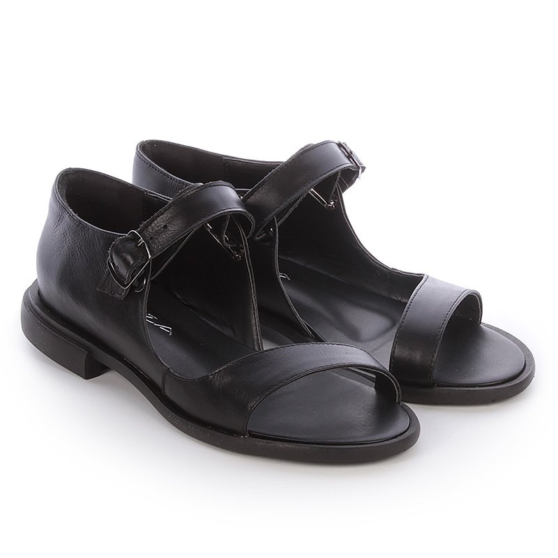 rasteira lessa preto