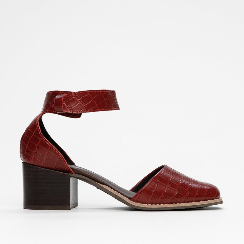 sapato nina burgundy 2