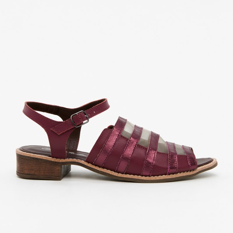 sandalia jessy burgundy 1