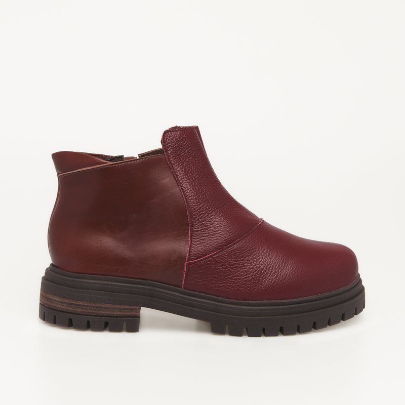 coturno madison burgundy 5