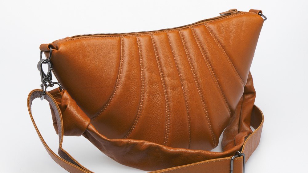 bolsa concha caramelo 10