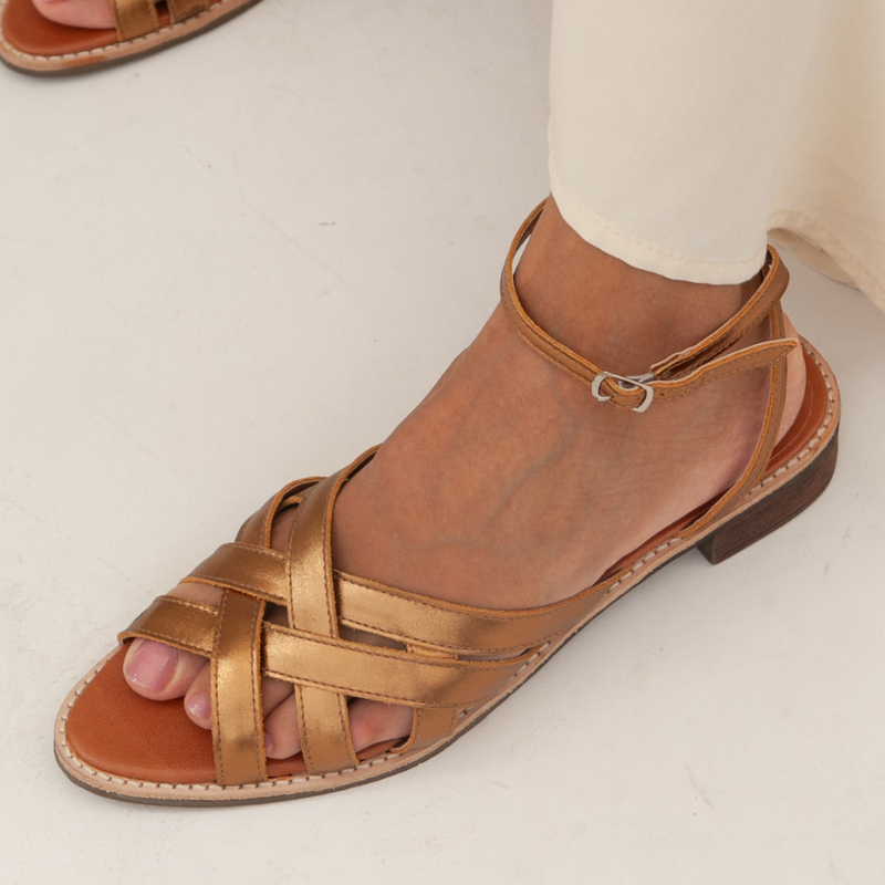 sandalia ravena ouro velho 2