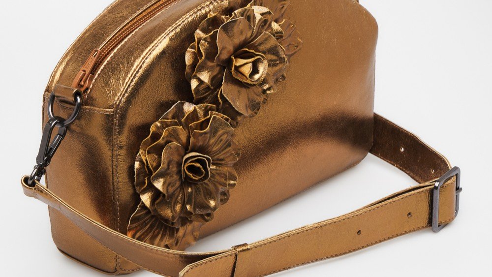 bolsa flores ouro velho 6