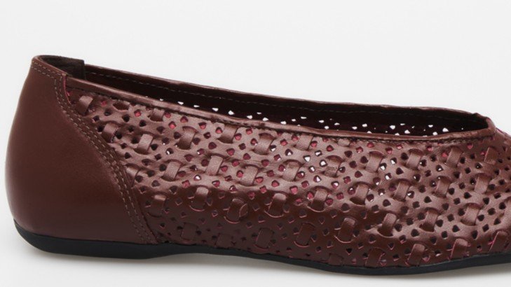 sapatilha entrelacada burgundy 4