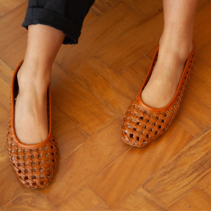 sapatilha trama caramelo 1