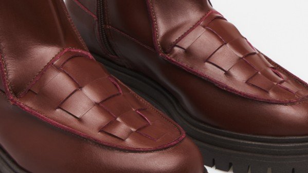 coturno tramado burgundy 4