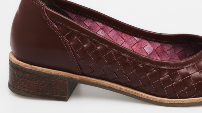 sapato casual tresse burgundy 1