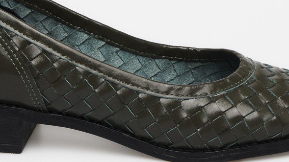 sapato casual tresse verde 8