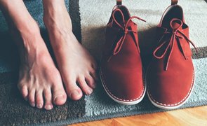 sapatos vermelhos